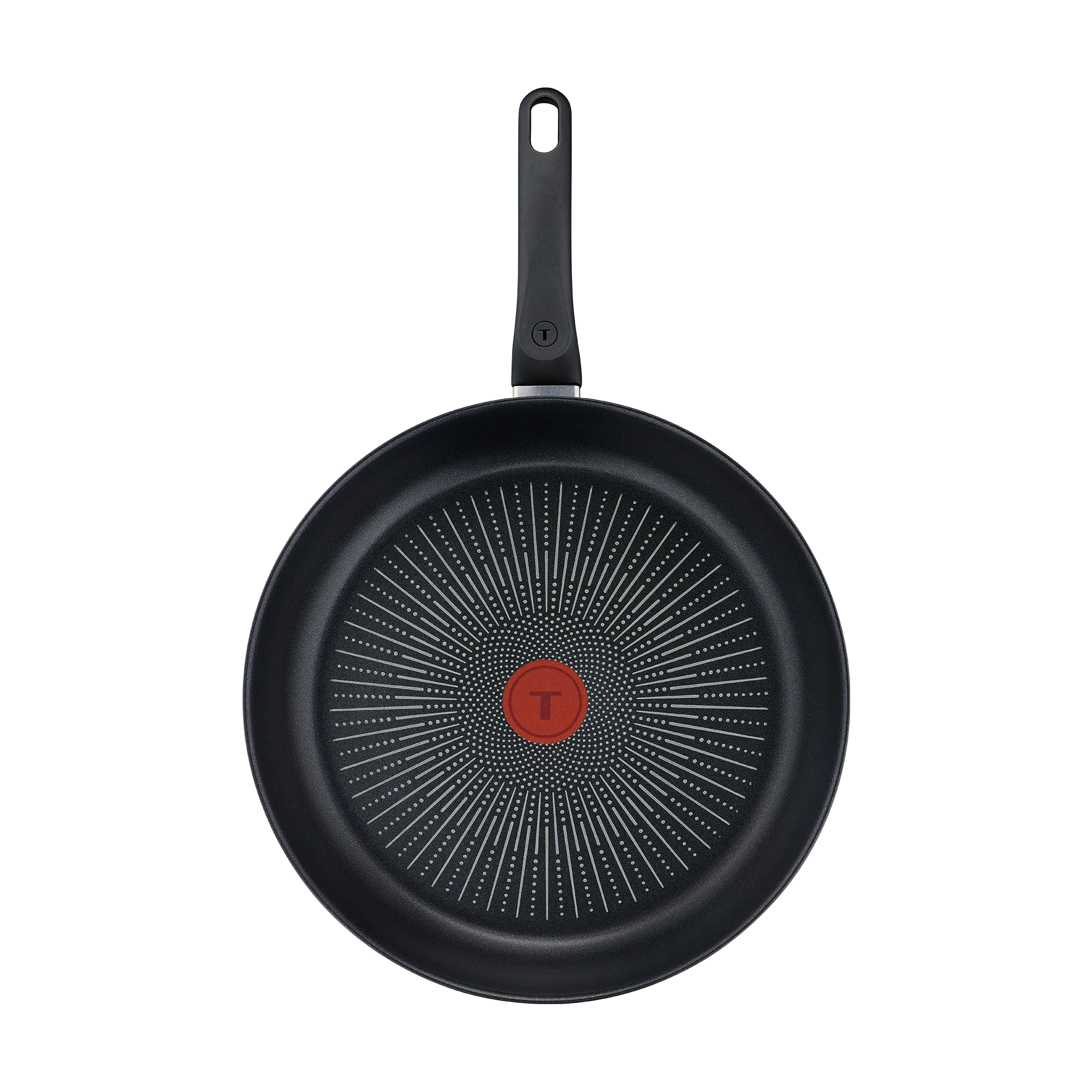 Tefal Everyday Chef Induction Stainless Steel Non-Stick Frypan 30cm top view interior non-stick coating