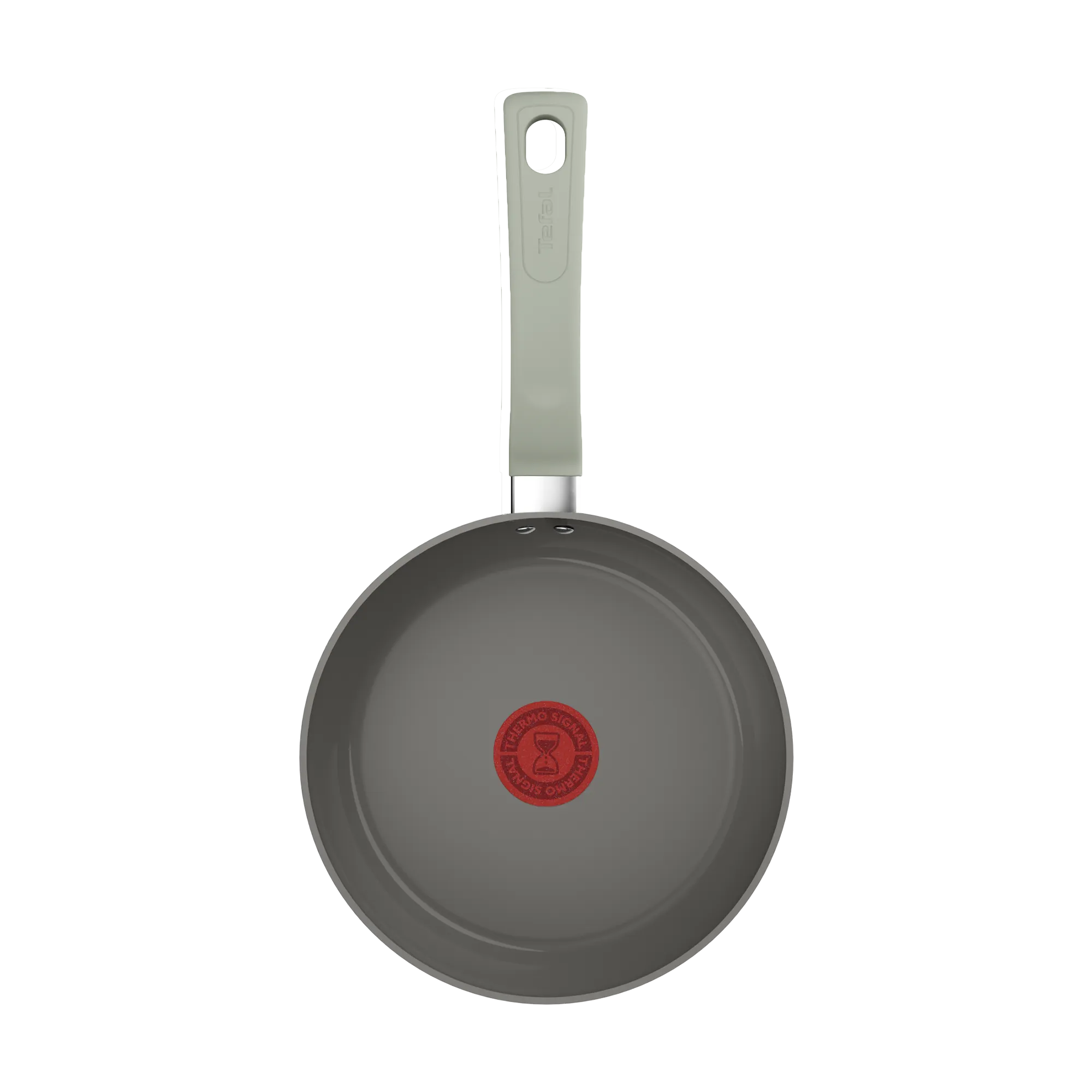 Tefal Vivaceram Induction Ceramic Green Lichen Frypan 20cm top view interior coating