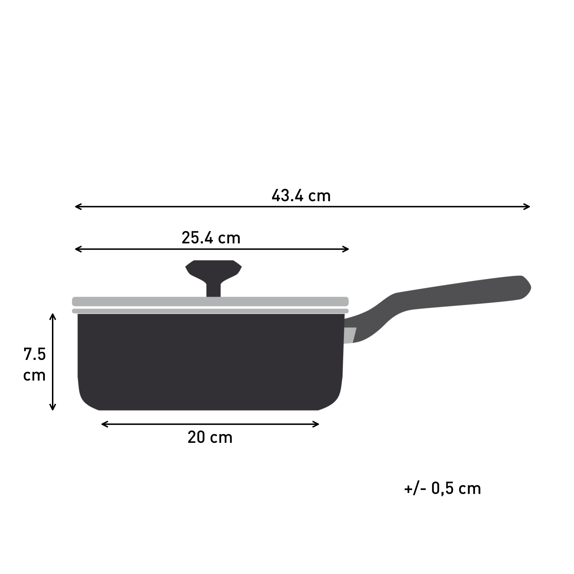 Tefal Revive Ceramic Induction Non-Stick Saute Pan + Lid 24cm