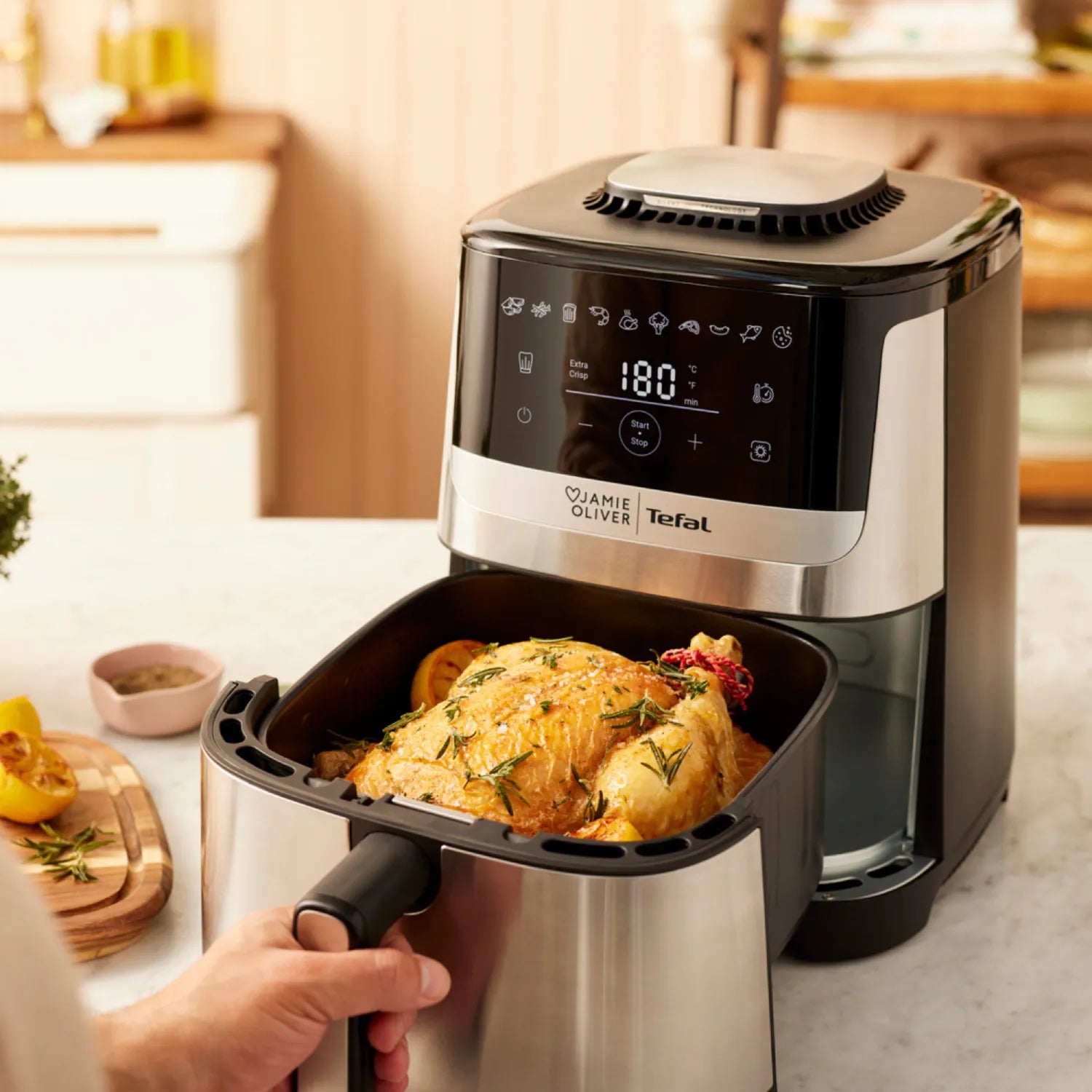 Jamie Oliver by Tefal Quiet & Easy Air Fryer EY55JD