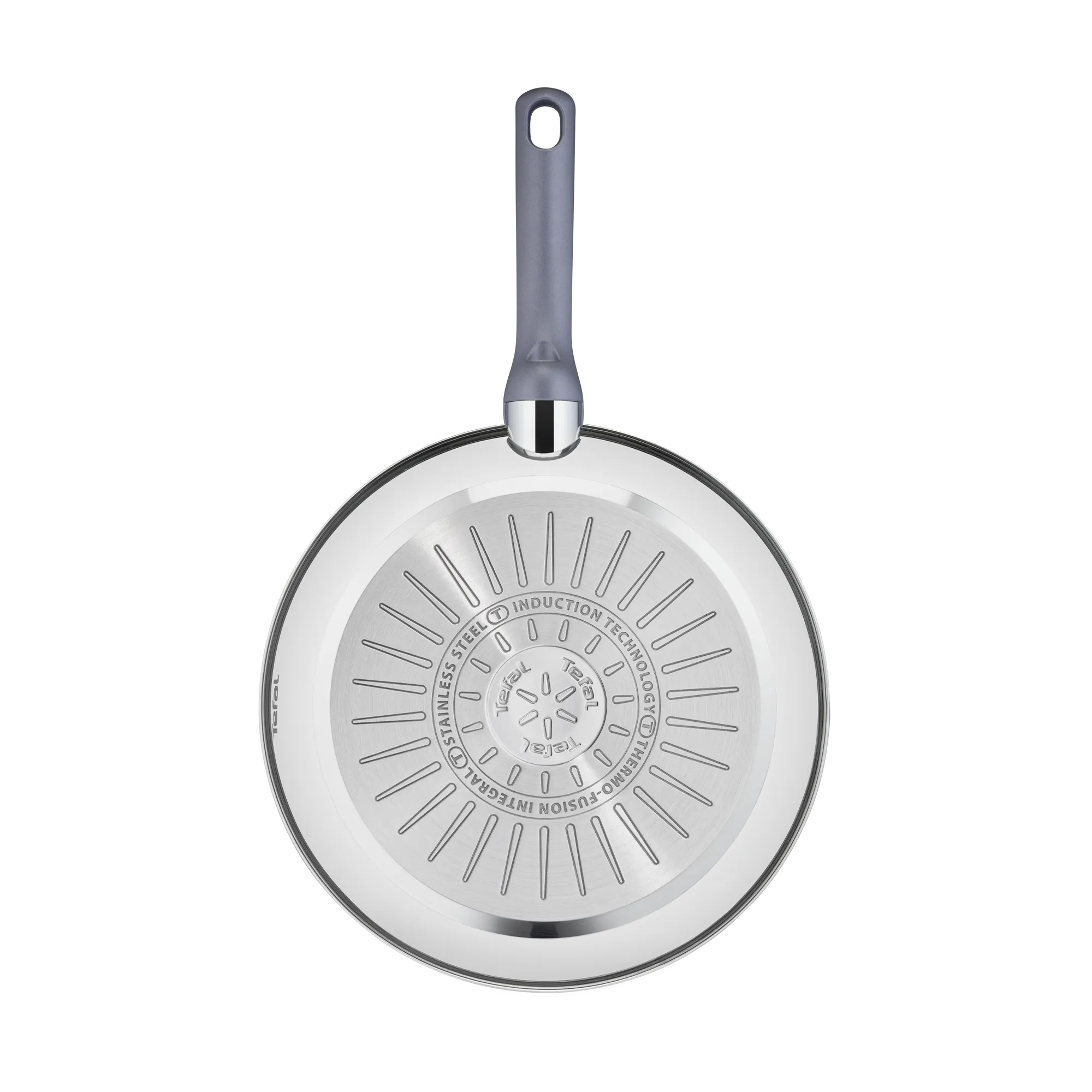 Tefal Daily Cook Induction Stainless Steel Frypan 30cm with stainless steel induction base