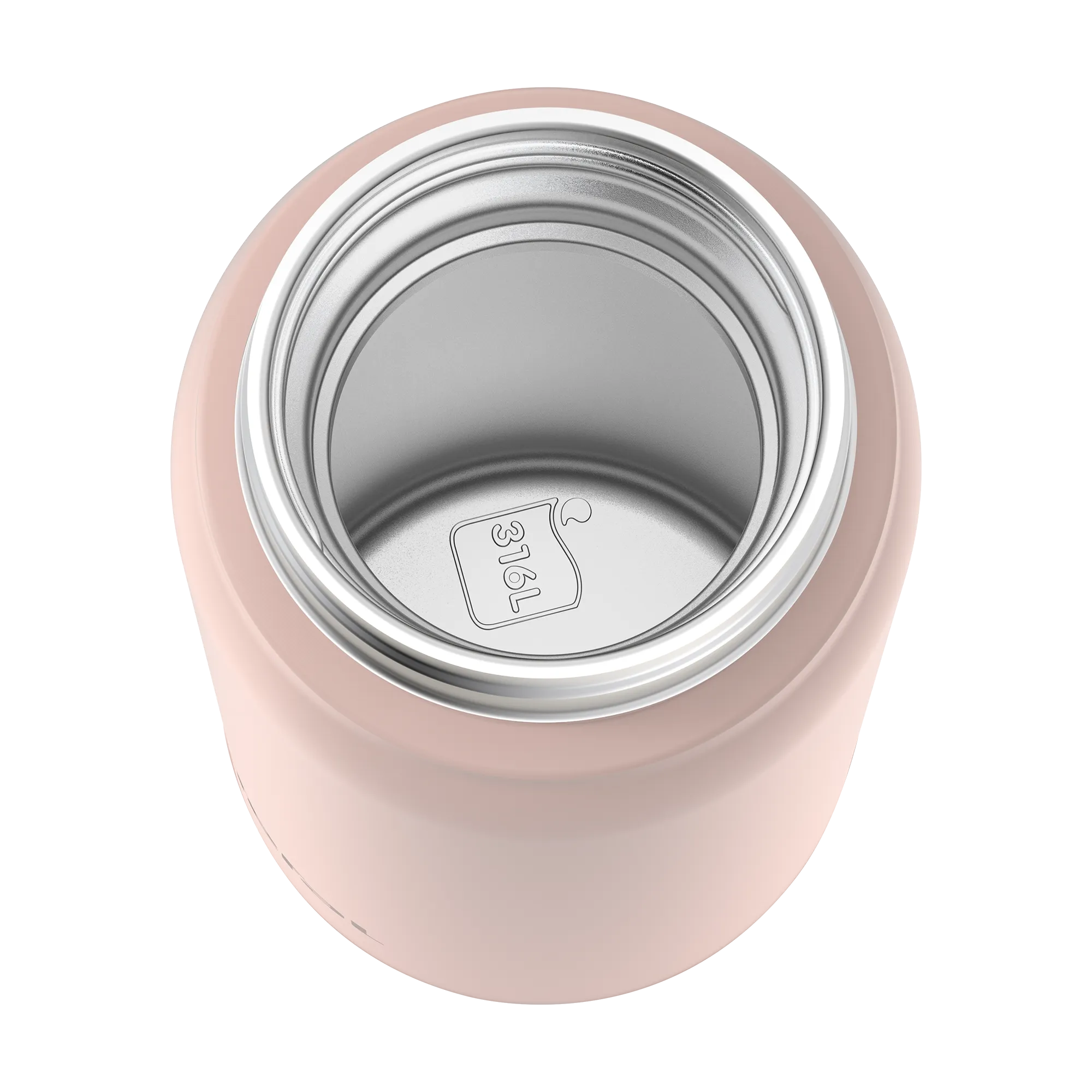 Tefal Easy to Go Stainless Steel Drink Bottle 500ml in Pink