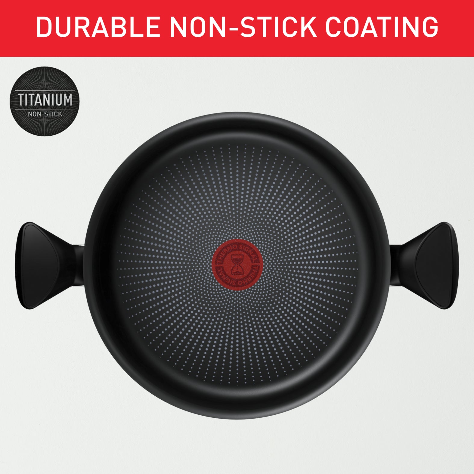 Tefal React Induction Non-Stick Stewpot + Lid 24cm/4.5L