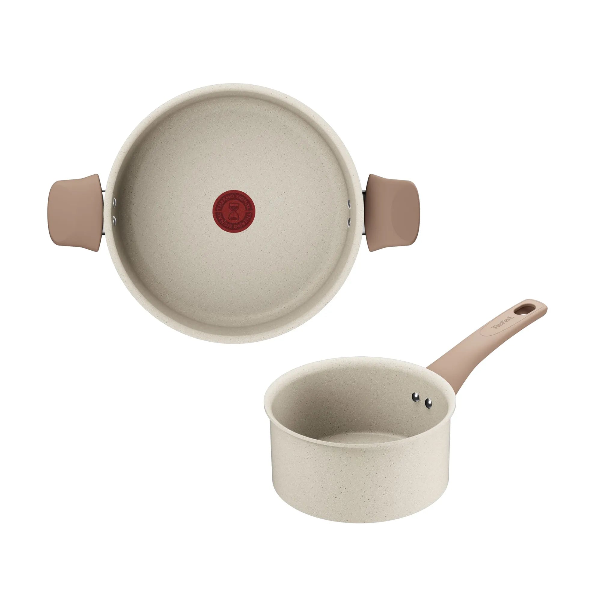 Tefal Stone White Induction Non-Stick 5pc Set