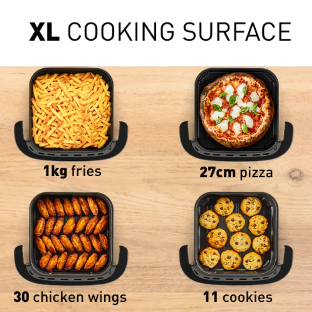 Tefal Easy Fry & Pizza Air Fryer FW4018 XL extra large cooking surface