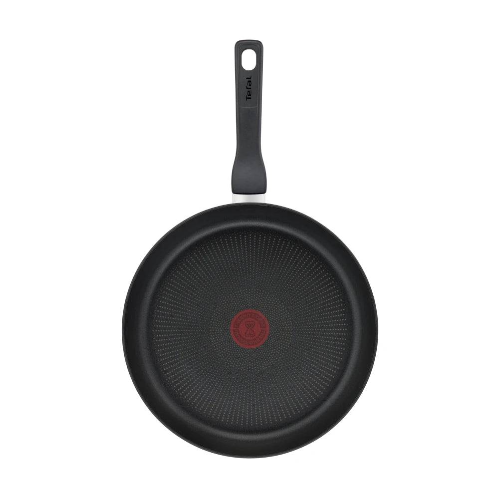 Tefal Hard Titanium Pro Induction Non-Stick Twin Pack Frypans 24/28cm Thermo-Signal inside coating