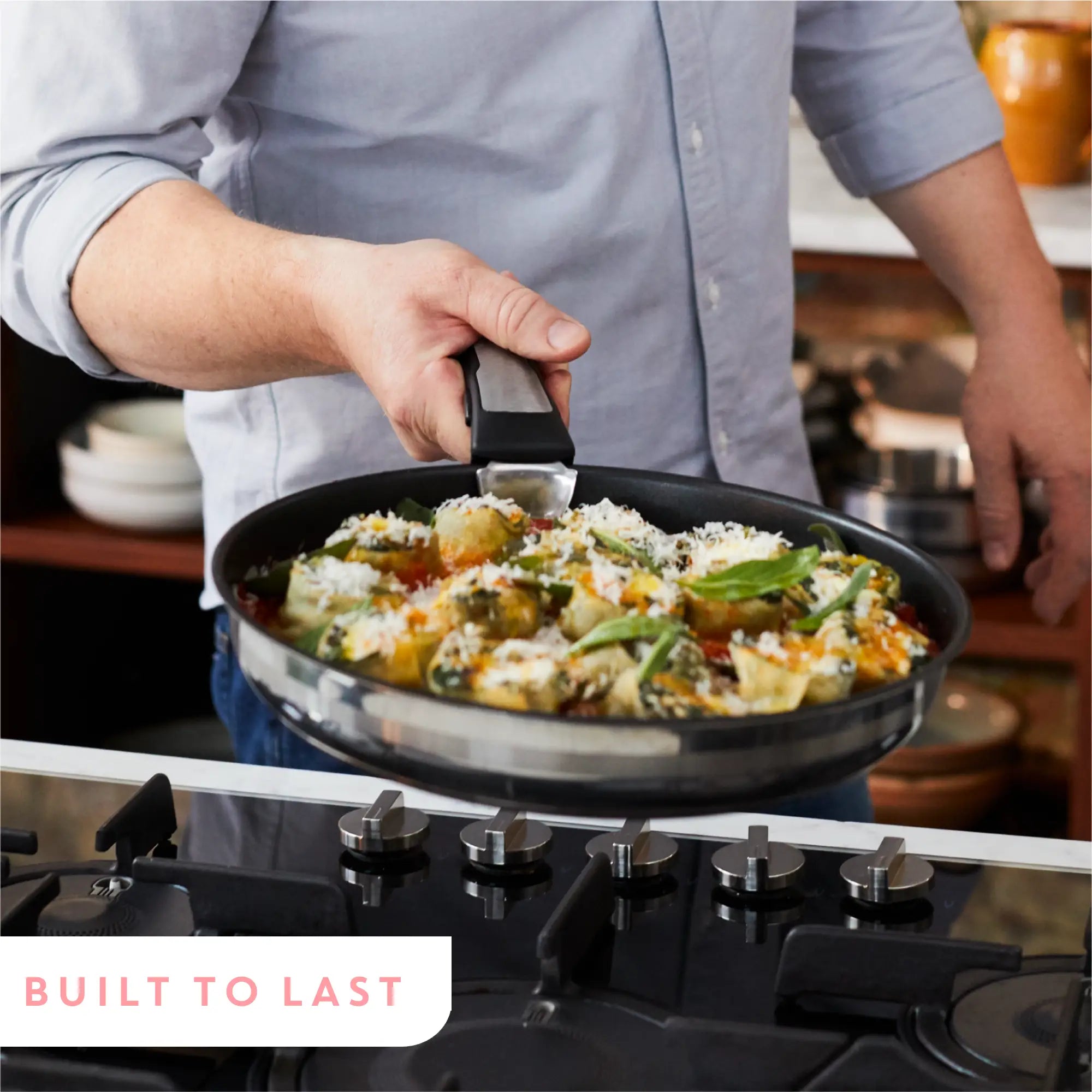 Jamie Oliver by Tefal Ingenio Induction Stainless Steel 18pc Set built to last