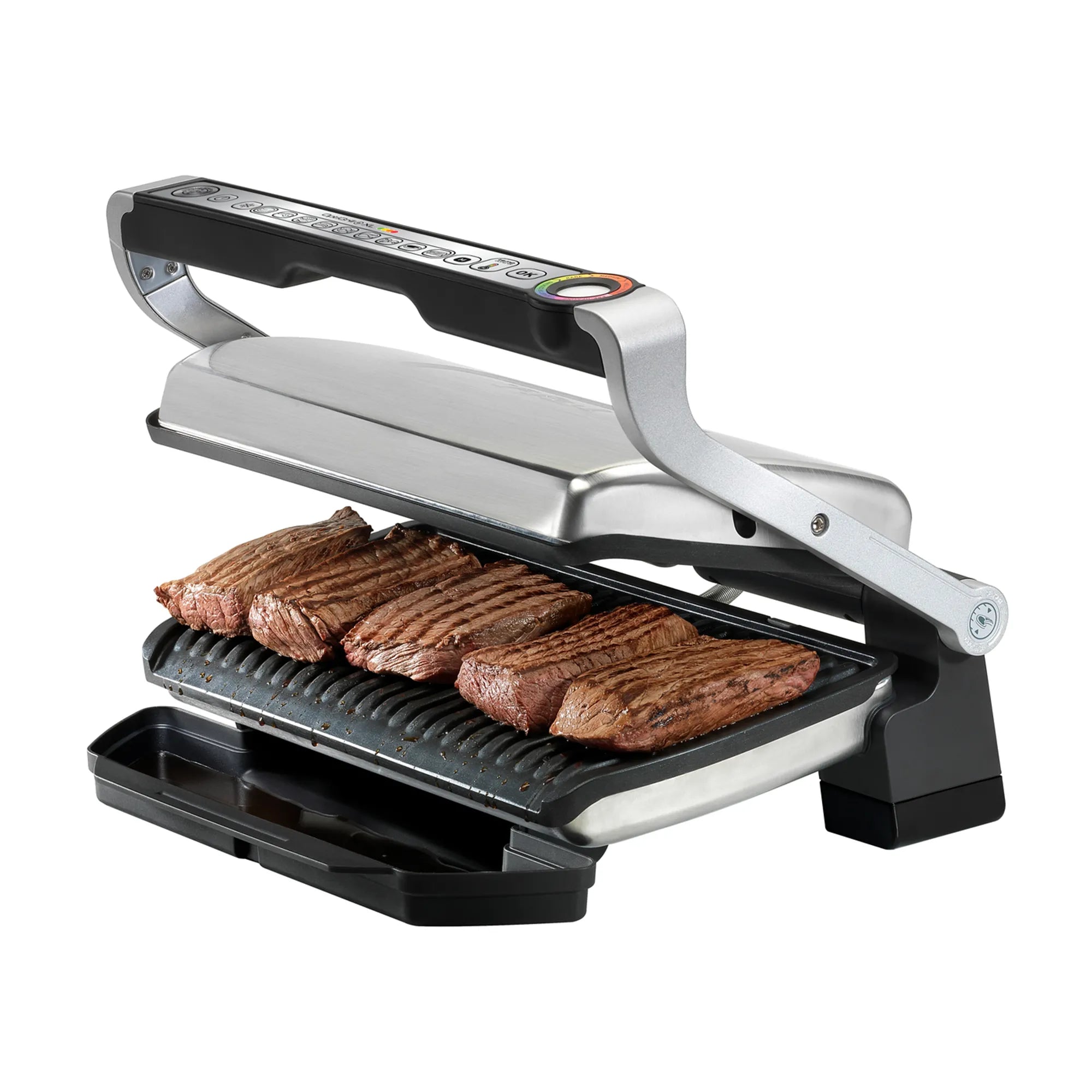 Tefal OptiGrill+ XL Smart Electric Grill GC722 grilling beef