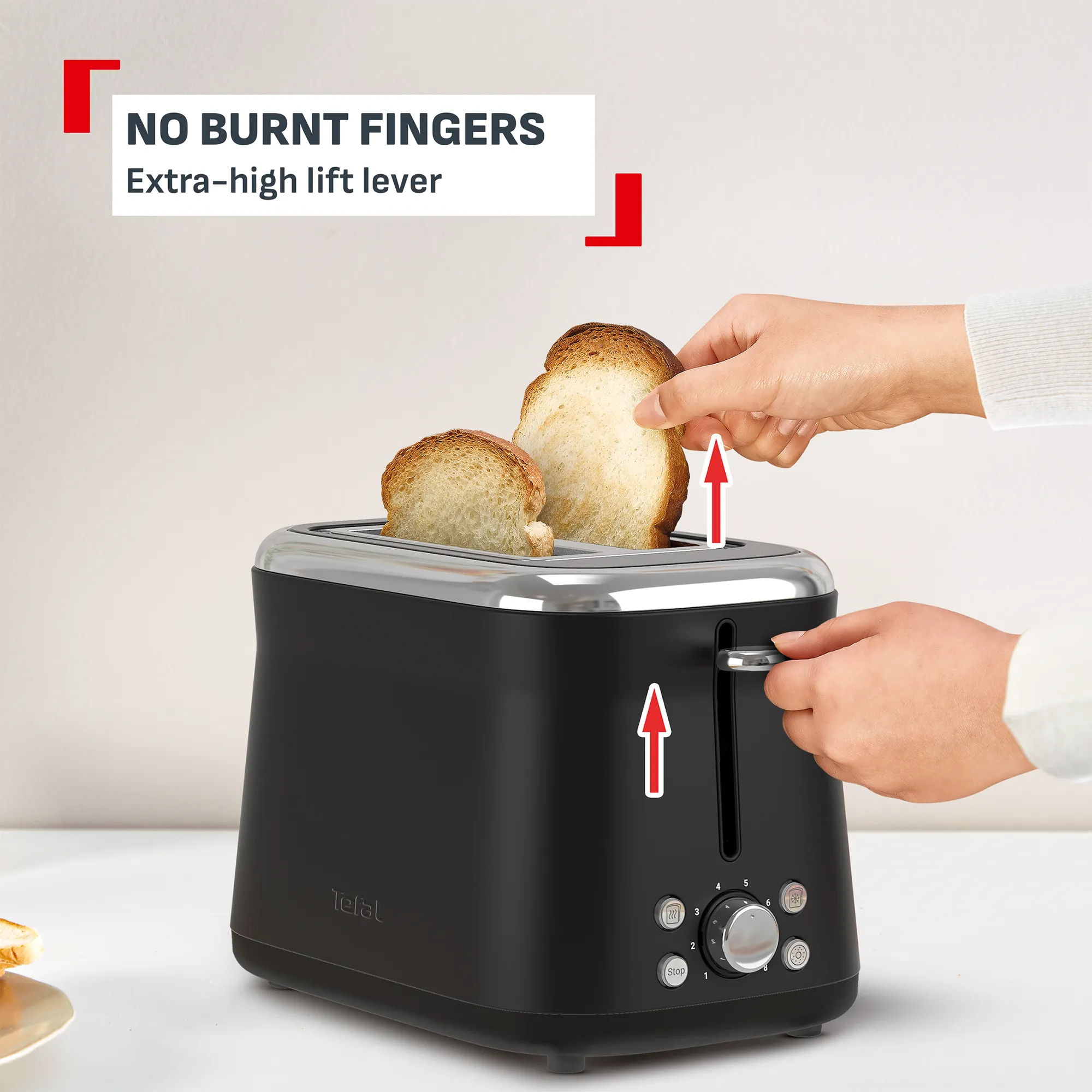 Tefal Collection Toaster 2-slice Black TT7208