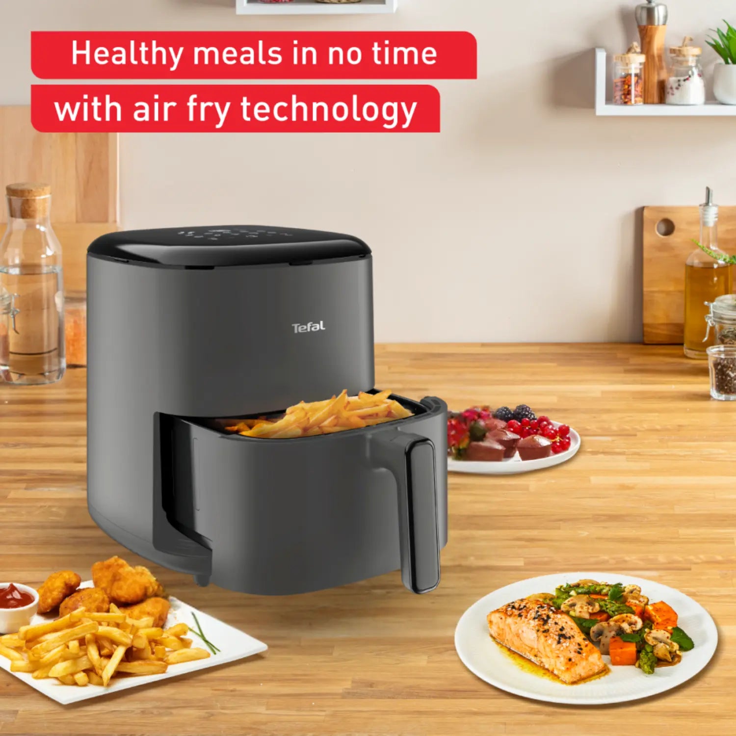 Tefal Easy Fry Max 5L Air Fryer EY245H healthy meals in no time