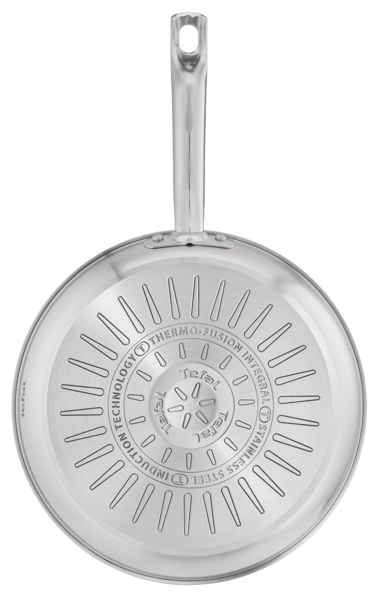 Tefal Virtuoso Induction Stainless Steel Uncoated Frypan 24cm