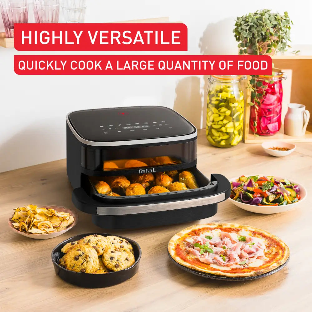 Tefal Easy Fry & Pizza Air Fryer FW4018 highly versatile coooking