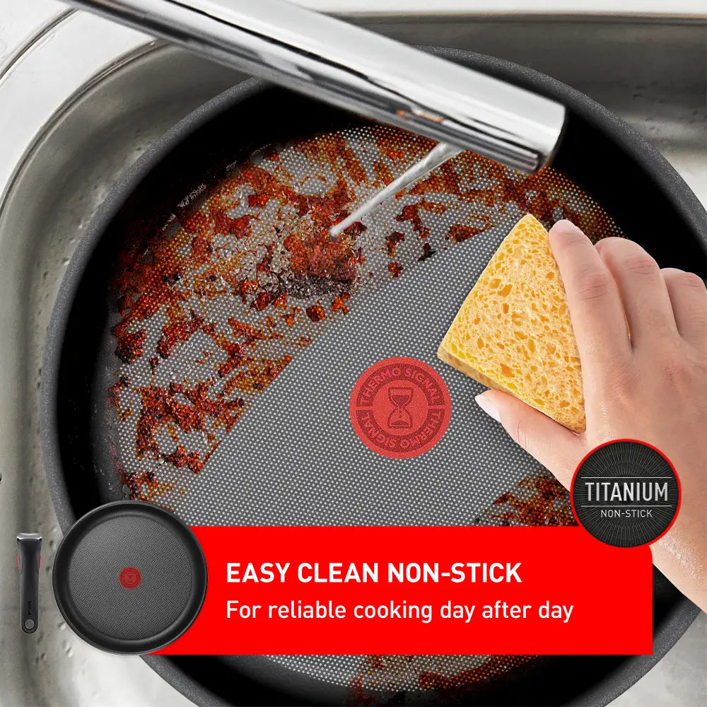 Tefal Ingenio Cook Eat Induction Non-Stick 15pc Set + Accessories non-stick easy to clean