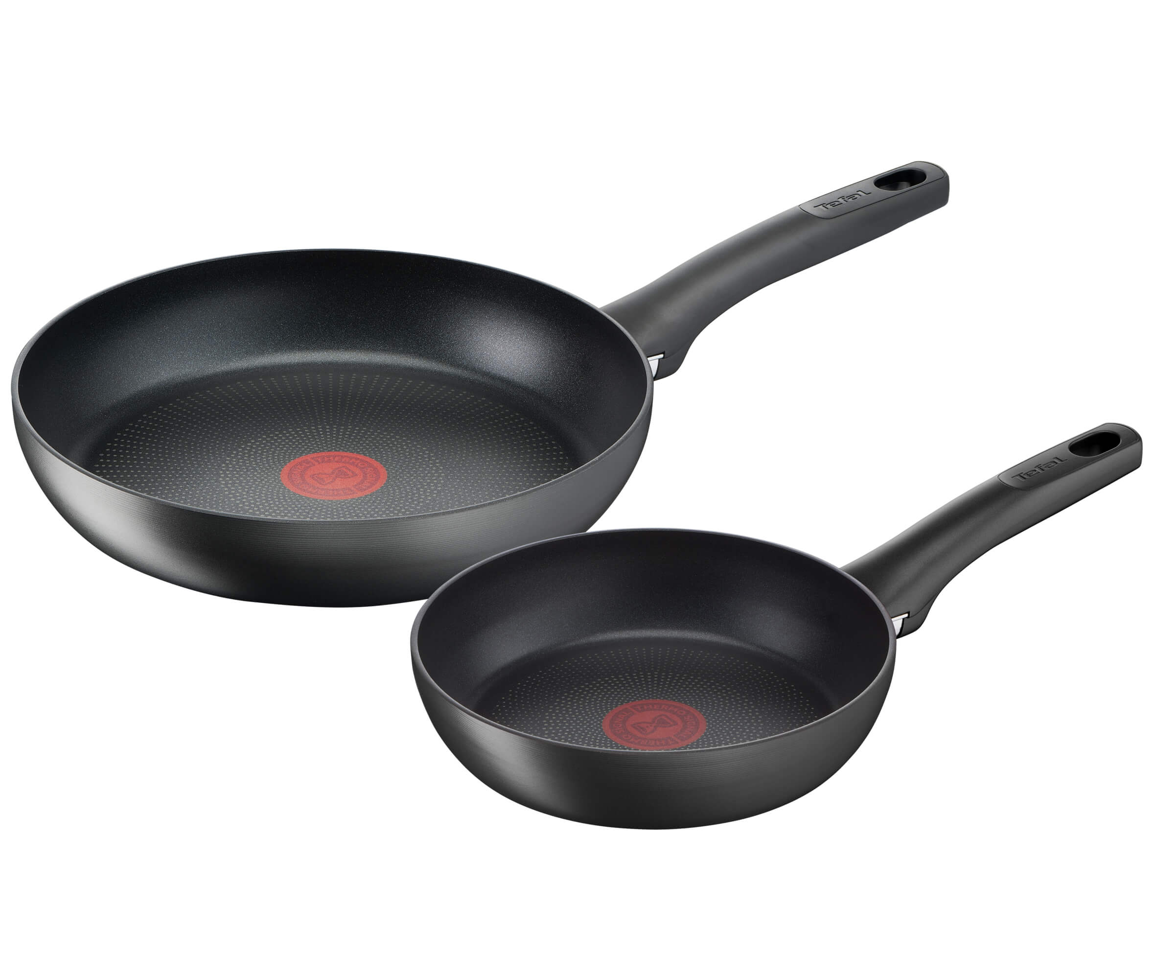 User manual and frequently asked questions Tefal Ultimate Non-Stick Induction Twinpack Frypan Set 20/26cm