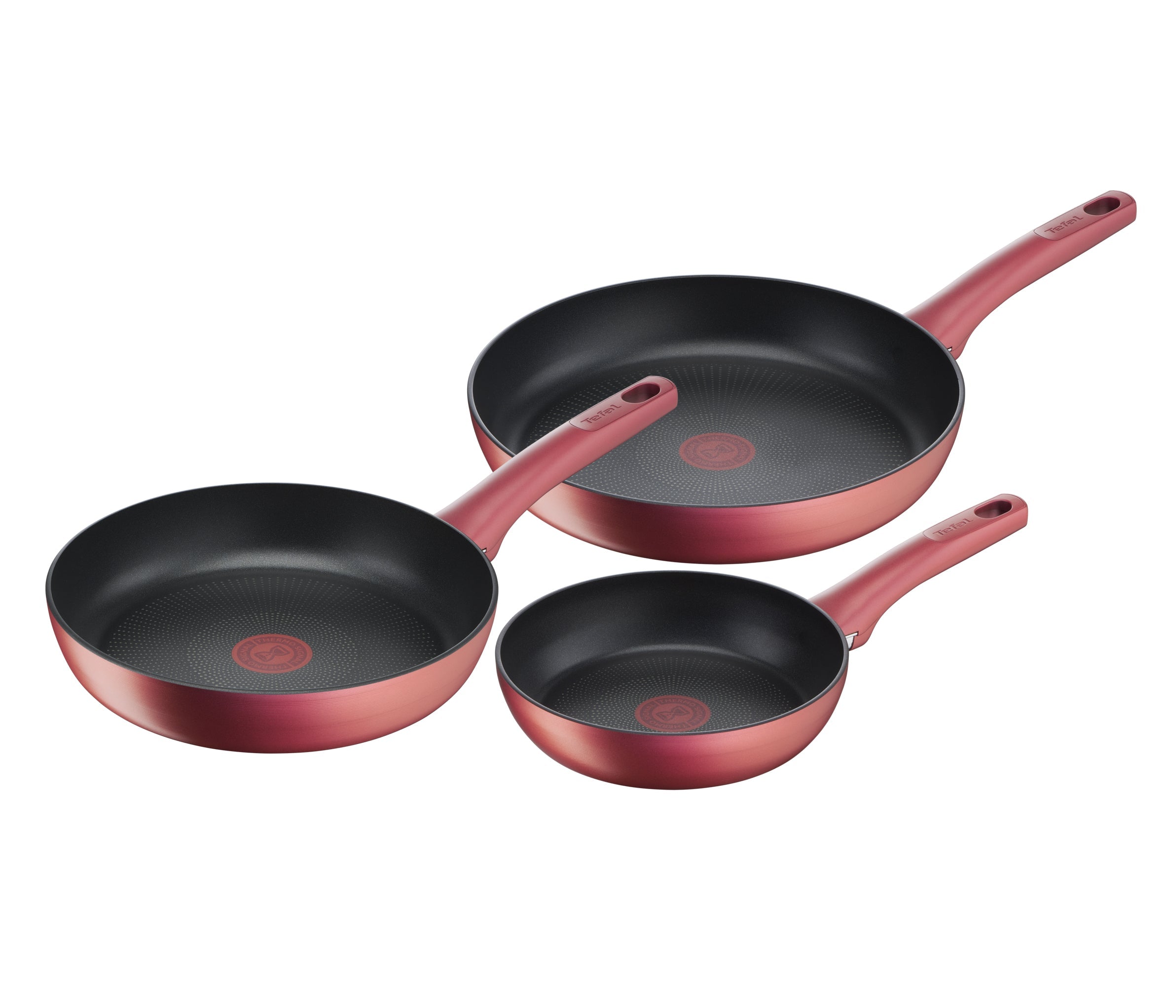 User manual and frequently asked questions Tefal Perfect Cook Non-Stick Induction Triple Pack Frypan Set 20/24/28cm