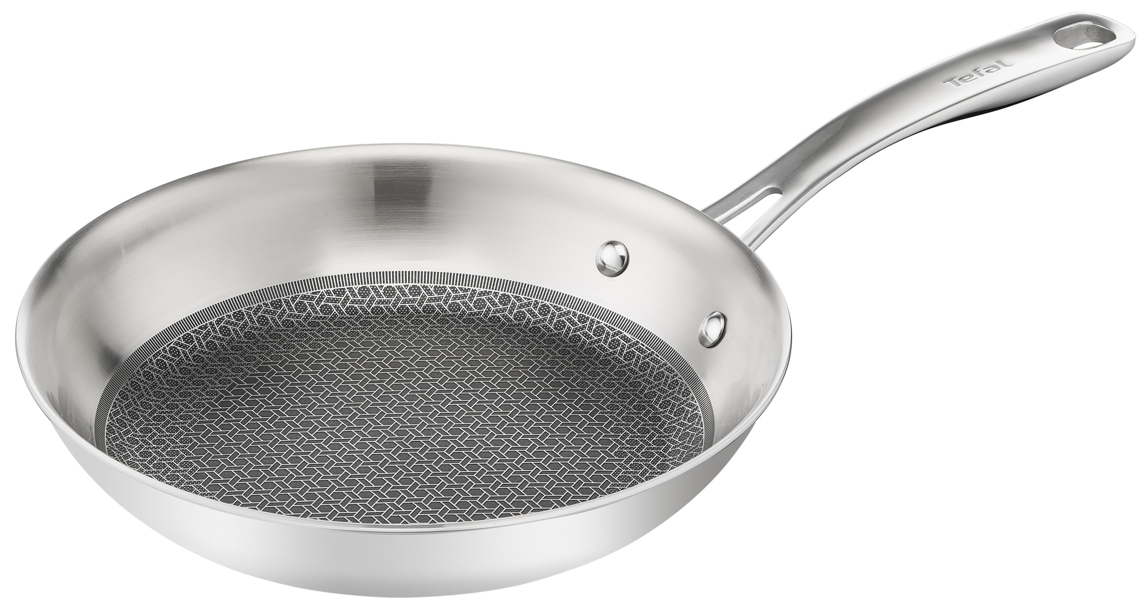 User manual and frequently asked questions Tefal Eternal Mesh Stainless Steel Induction Frypan 24cm