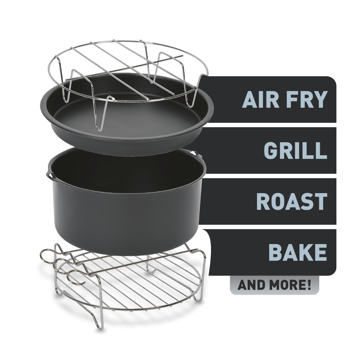 User manual and frequently asked questions Tefal  Air Fryer Accessory 20cm (Set of 4) - XA1130