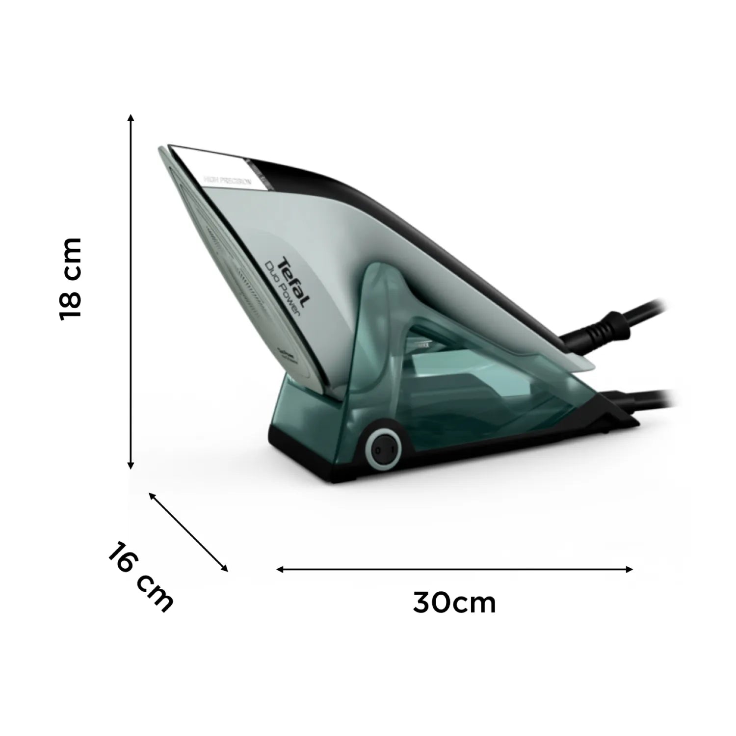 Tefal Duo Power Iron & Steamer JF4031 Dimensions