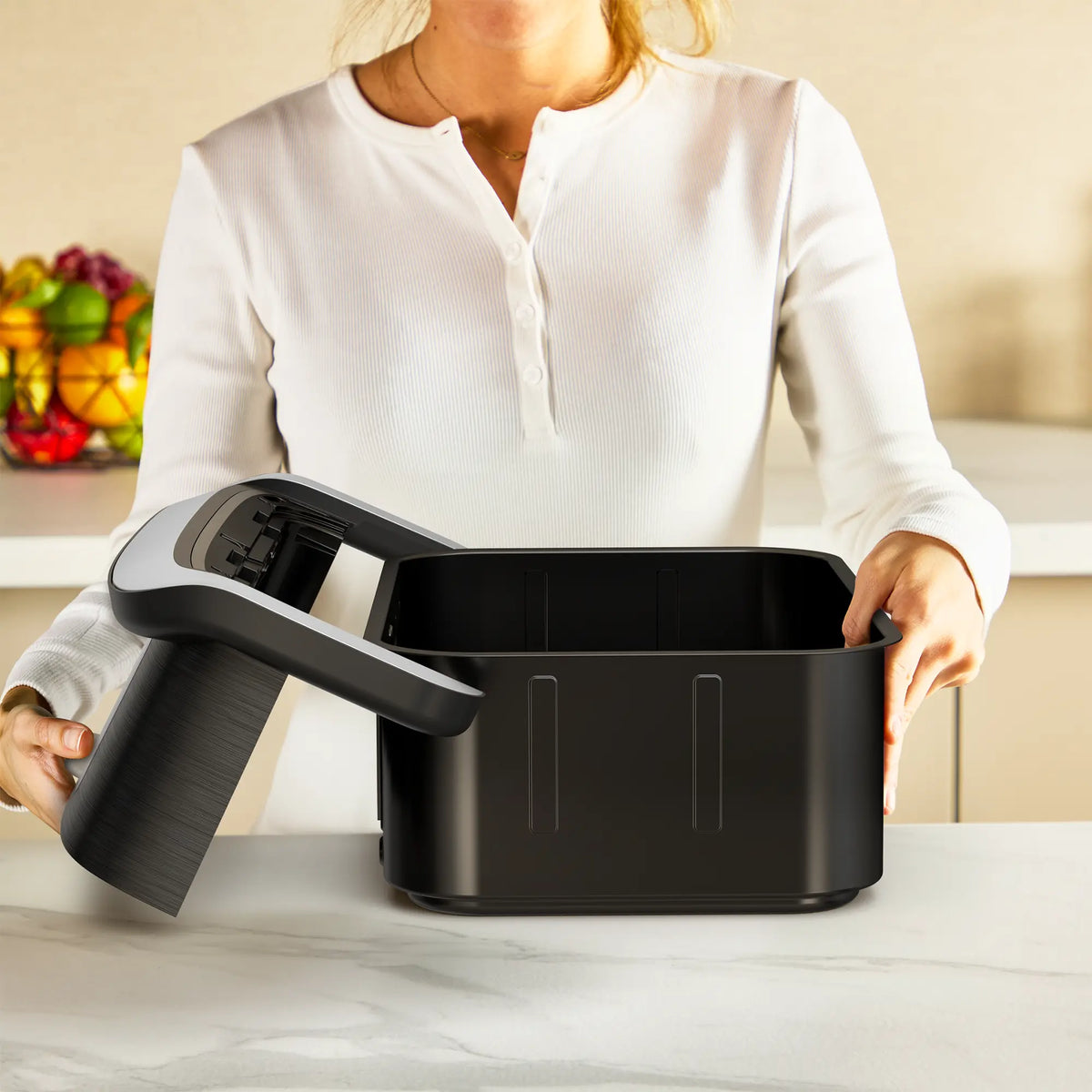 Tefal Ever Fry Infra Heat Flex 9L Detachable Front Air Fryer EY9278 with remoavle front panel cover