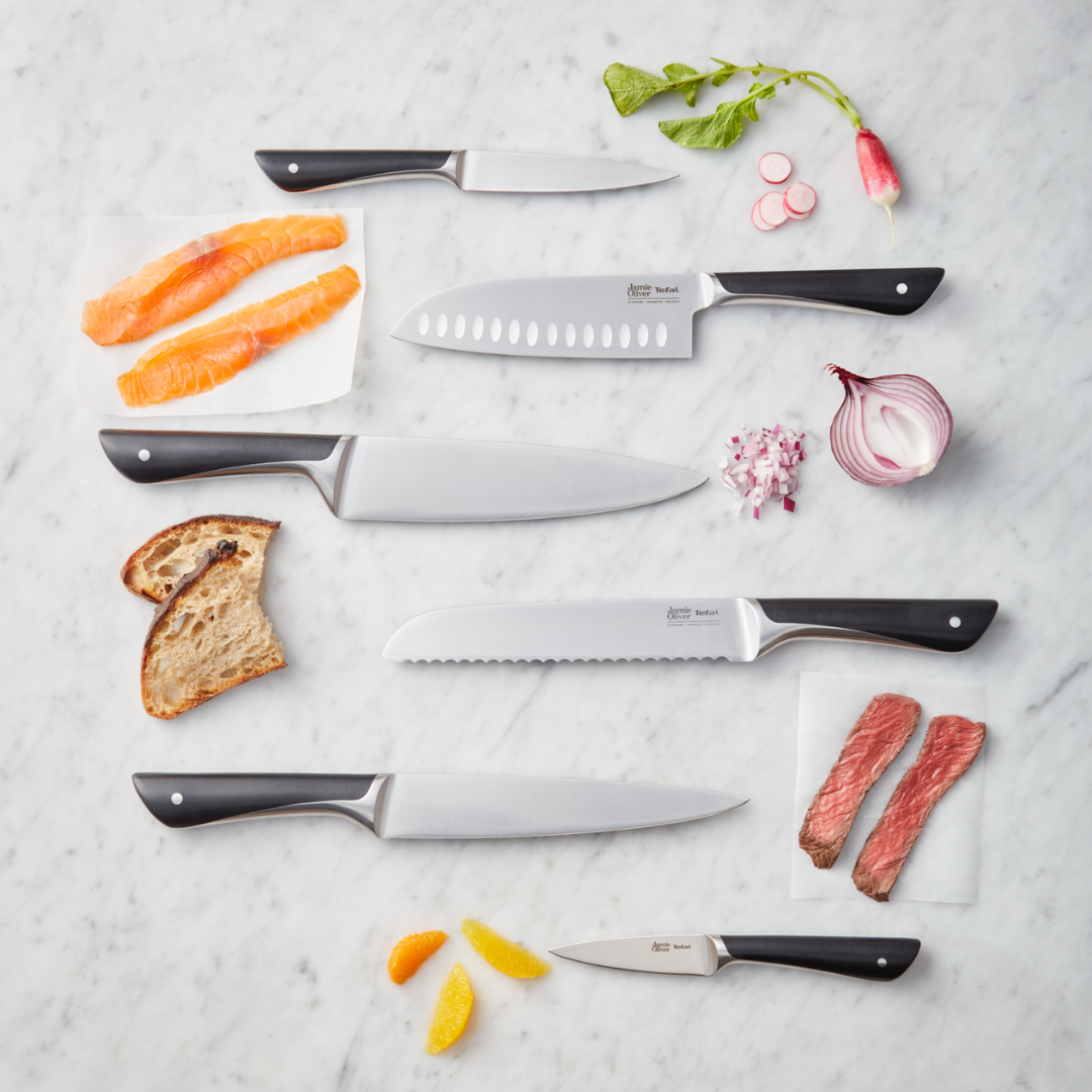 Jamie Oliver by Tefal Stainless Steel Santoku Knife 16.5cm