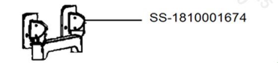 Tefal IXEO Replacement Part QT2020- Ironing Board Joint - SS1810001674