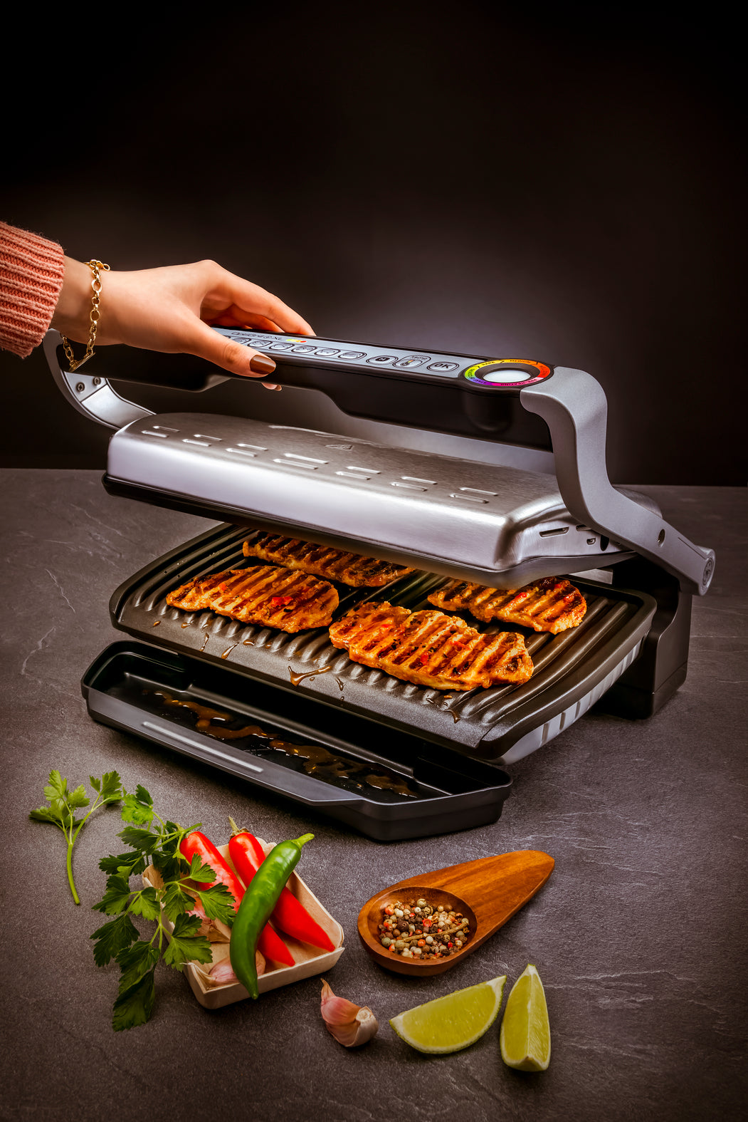 Tefal OptiGrill+ XL GC722 Smart Electric Grill