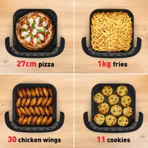 Tefal Easy Fry & Pizza Air Fryer FW4018  super sized surface