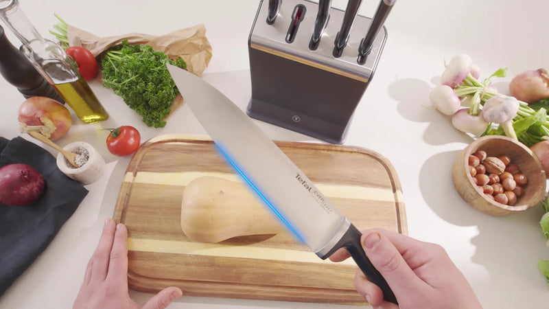 Tefal Eversharp Pro Knife Block Set + Block with Integrated Sharpener Video
