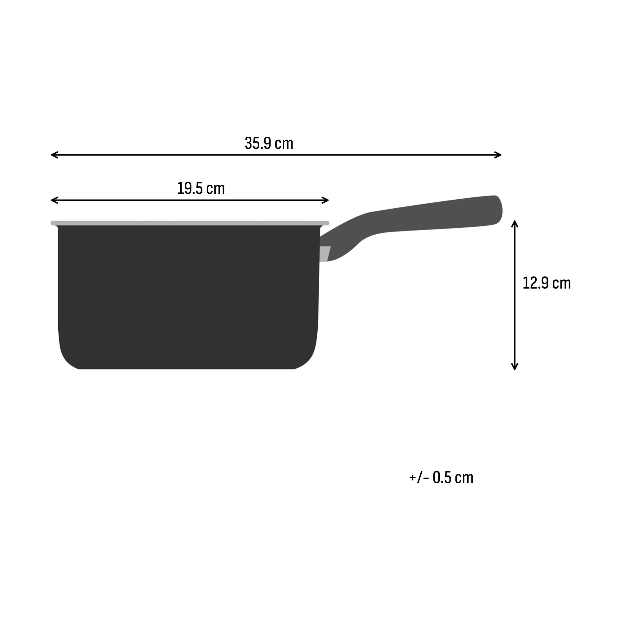 Tefal Space+ Excellence+ Induction Non-Stick Saucepan 18cm + Lid