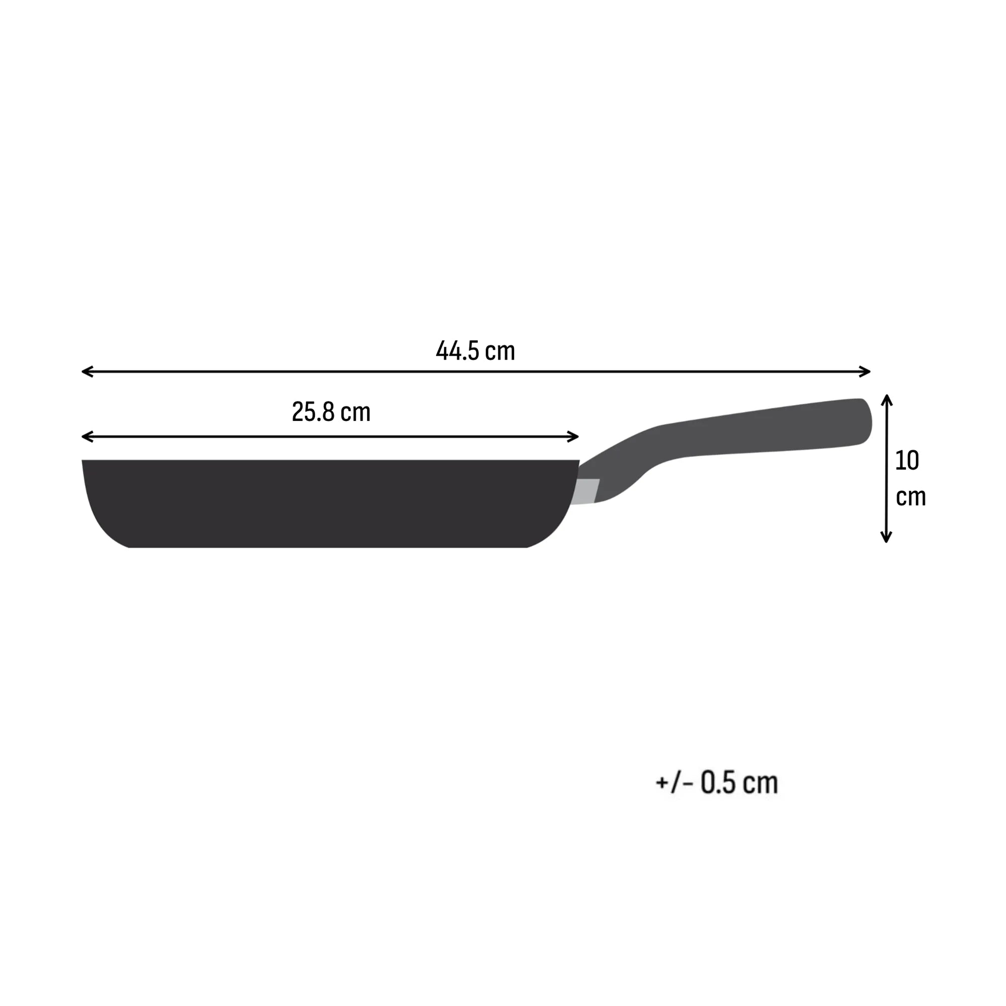 Tefal Emotion+ Induction Stainless Steel Uncoated Frypan 24cm