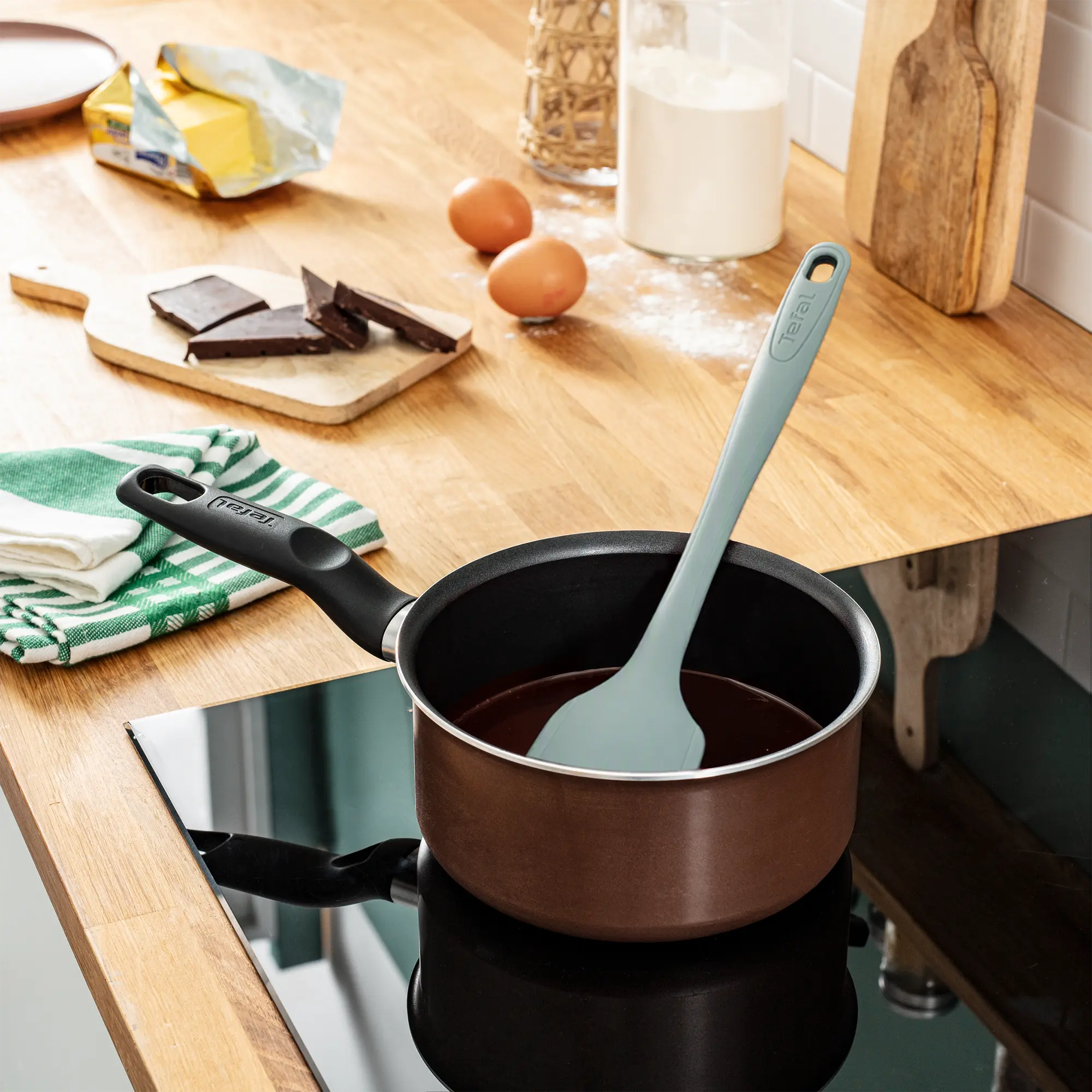 Tefal Ingenio Proflex Eucalyptus Silicone Spoon K1910124
