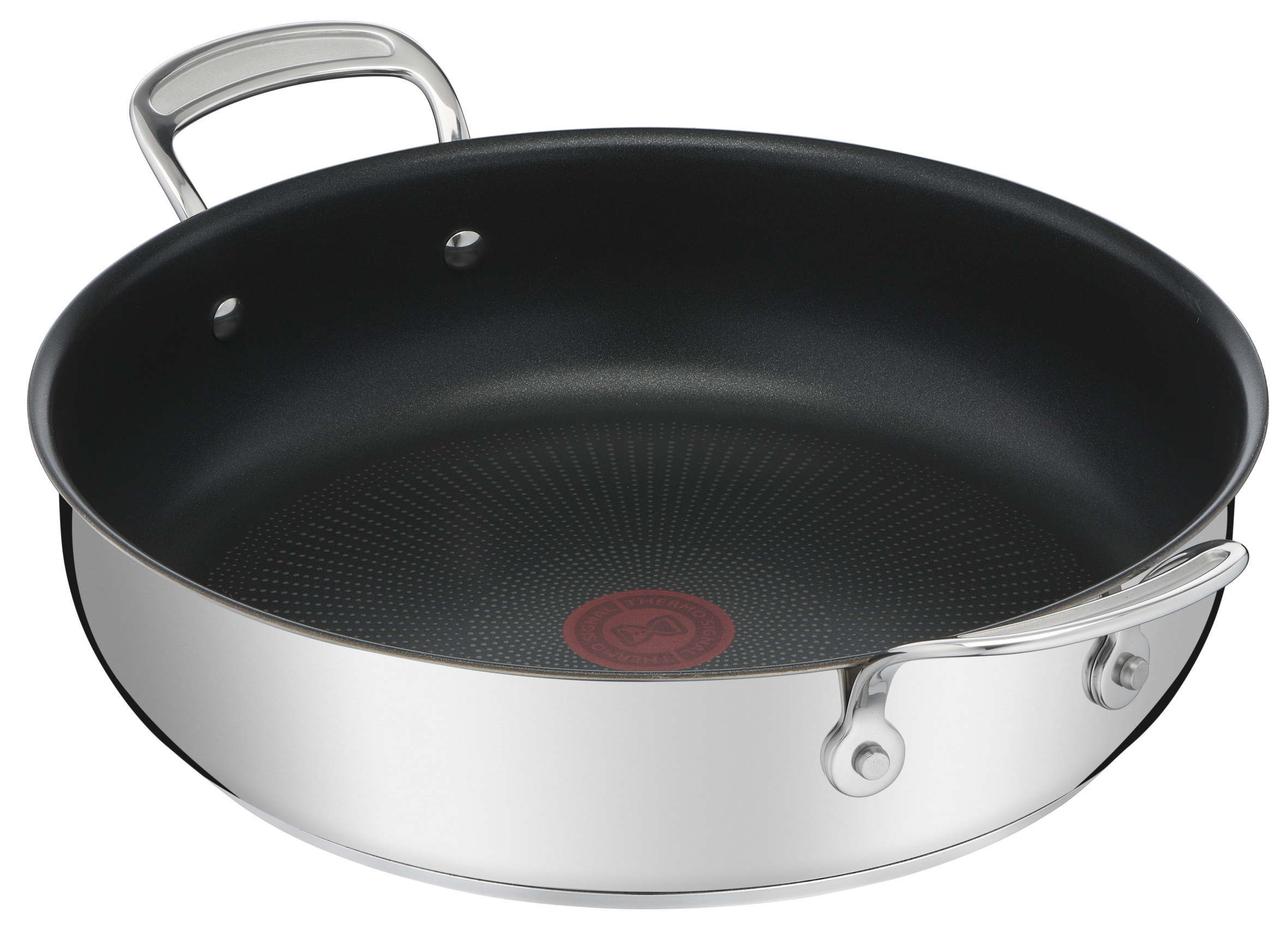 Jamie Oliver by Tefal Cooks Classic Stainless Steel Non-stick Induction Shallowpan 30cm + Lid