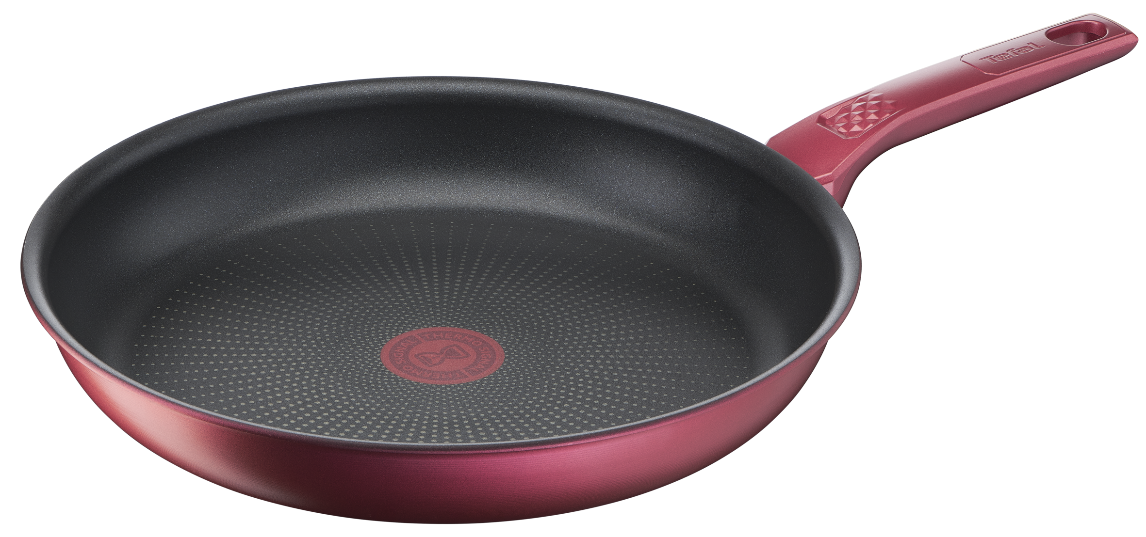 Tefal Daily Chef Red Non-Stick Induction Twin Pack Frypan Set 22/28cm