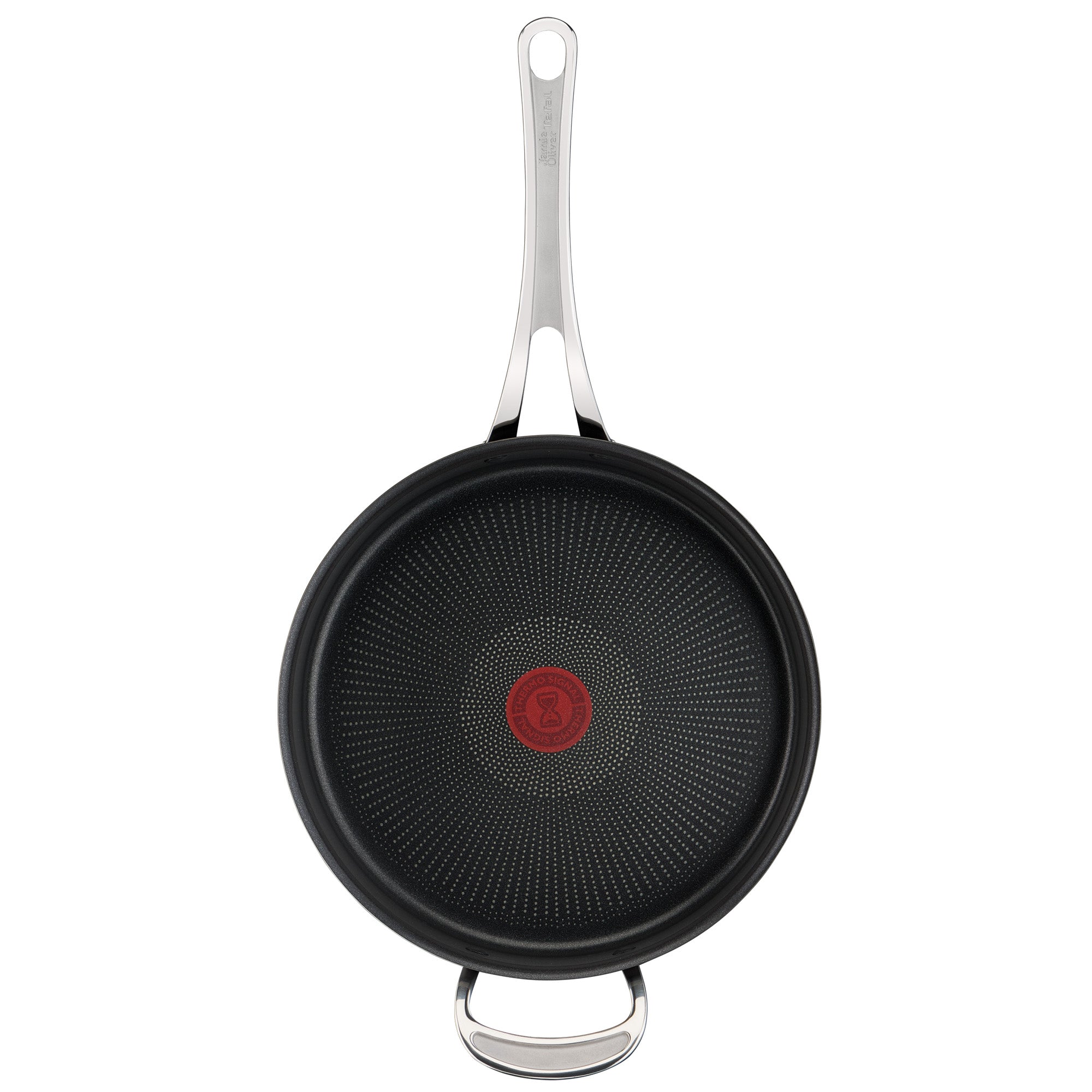 Jamie Oliver by Tefal Cooks Classic Non-Stick Induction Hard Anodised Sautepan + Lid 26cm