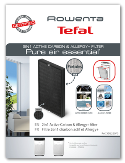 Rowenta Air Purifier Replacement Part - Pure Air Essential Filter - XD6220F0
